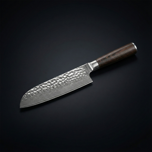 Japans gehamerd santokumes – 18 cm precisiemes