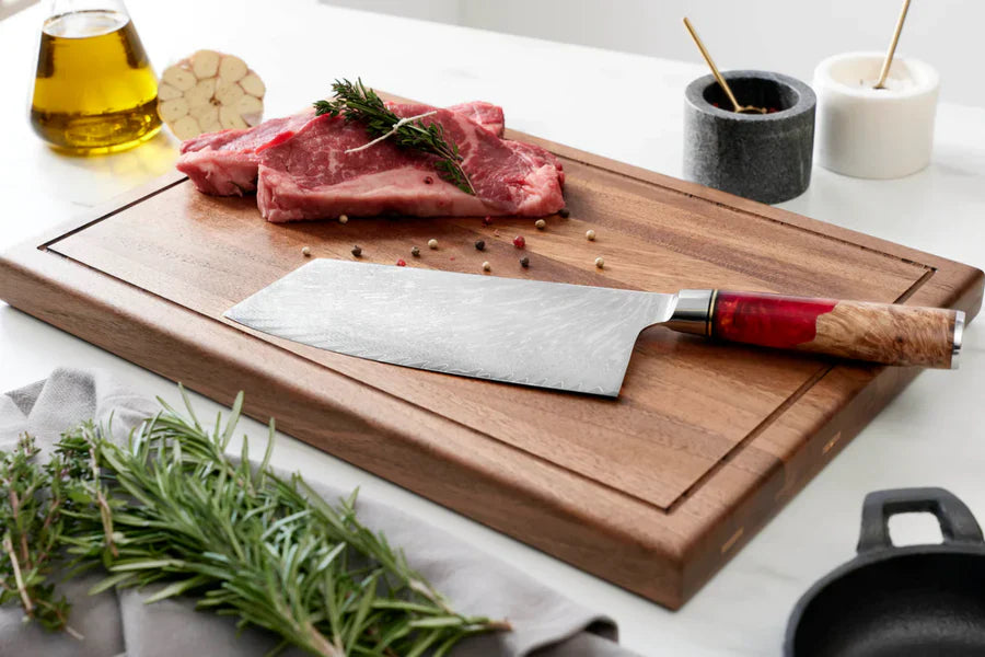 Japanse Damascus Nakama Shinku 5-delige Chef's Messenset – Precisiebladen