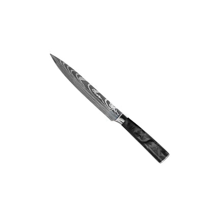 Premium Japanse Damascus Messenset – 8-delige Precisiecollectie