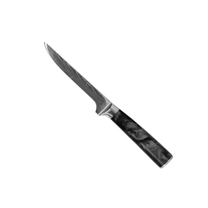 Premium Japanse Damascus Messenset – 8-delige Precisiecollectie