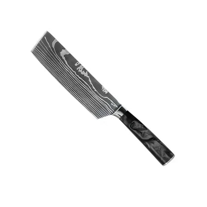 Premium Japanse Damascus Messenset – 8-delige Precisiecollectie