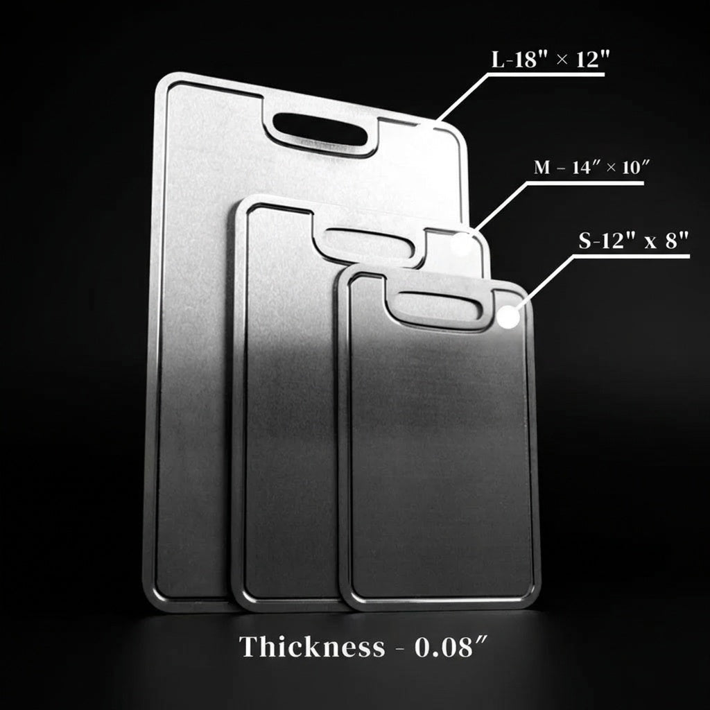 Titanium Snijplank – PFAS-vrij